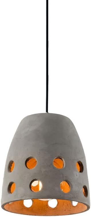 Suspension ciment abat-jour cloche luminaire cuisine salon