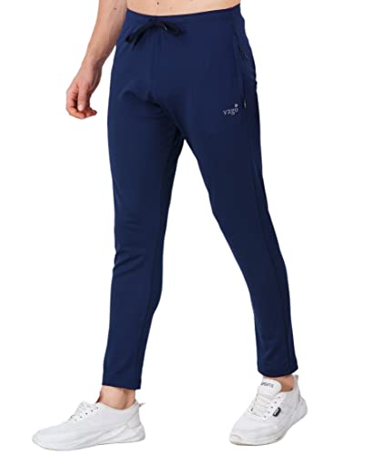 Image of VEGO 4 Way Lycra Track Pant for Mens, Dry Fit Track Pant for Men