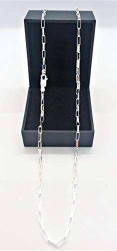 Corrente Masculina Prata Maciça 925 60 Cm X 3 Mm Elo Cartier REF. 616