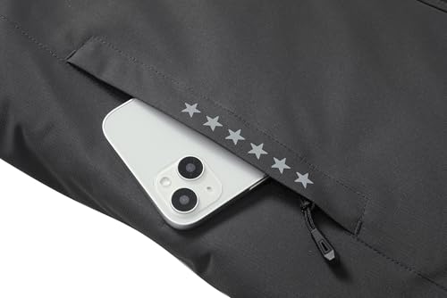 Image of MOERDENG Women's Ski Jacket Warm Winter Coat Hooded Snowboarding Jackets Waterproof Mountain Windbreaker for Hiking Traval