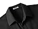 COOFNADY Big & Tall Button Down Shirts for Men Business Casual Short Sleeve Work Shirts Tops with Pockets 5 6X 6XL 6xlt Olive Black