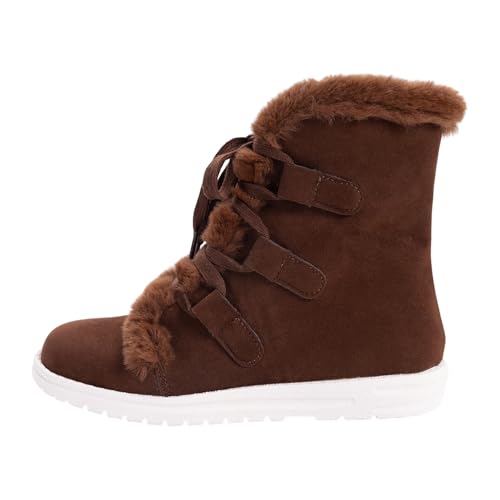 Bottines femme talon compensé élégantes et chaudes chaussures hiver robustes