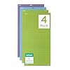 Cricut Paquete variado de alfombrillas de corte (4 unidades, 12 x 24 pulgadas), para máquinas Explore & Maker, incluye 2 agarre estándar, 1 agarre ligero, 1 agarre fuerte