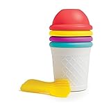 Chef'n Sweet Spot Instant Ice Cream Maker Bowls and Spoons Party Set of 4, Multi -