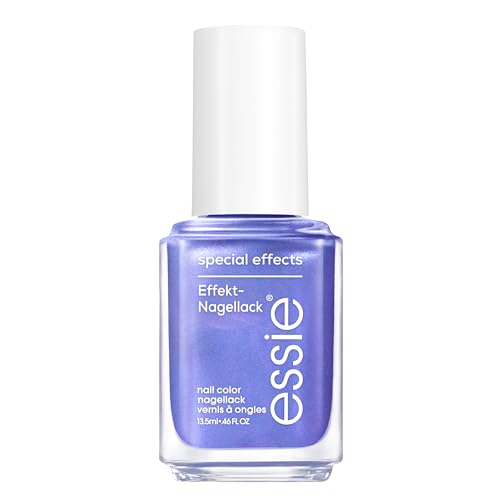Essie Nagellack – Nr. 33 reality reflection, professioneller Effektnagellack in metallic blau, hochwertig und haltbar, 13,5 ml