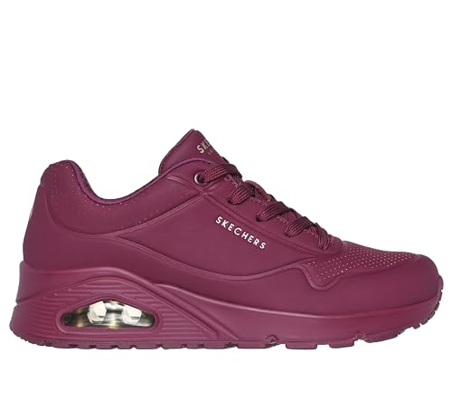 Image of Skechers UNO - Stand ON AIR Casual Sneakers for Womens, Plum- 73690-PLUM