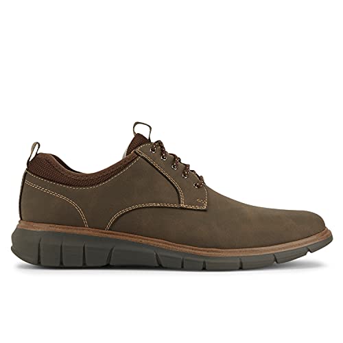 DOCKERS Mens Cooper SupremeFlex Leather Oxford Shoe, Dark Brown, 8 M by DOCKERS - Used condition - Image 3