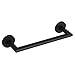 Produktbild Badgarderobe SUS 304 Edelstahl matt schwarz Single Handtuch/Bademantel Kleiderhaken für Bad Küche Modern Hotel Stil Wandmontage 2 Stück, schwarz, 12" Single Towel bar