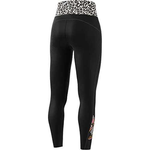 Adidas W Farm Fb Tig, Leggings Donna, Nero, S