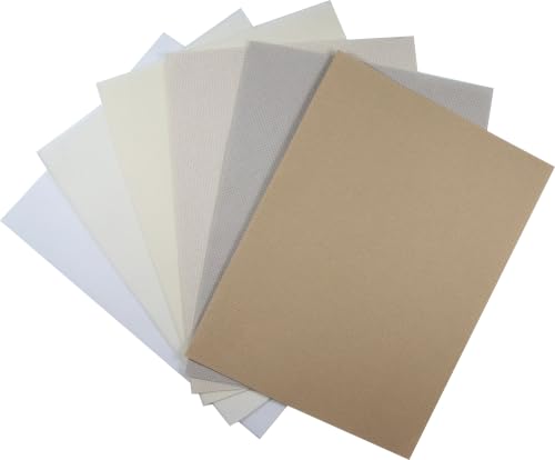Image of KCS 6 pc of 12 inch x 18 inch (30cmx45cm) 16 Count Cotton Aida Cloth Cross Stitch Fabric (16CT-G)