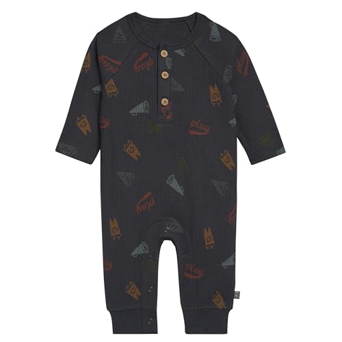 Modern Moments by Gerber Baby Henley Waffle-Knit Romper