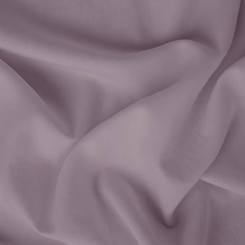 Image of Blue Dahlia 100% Cotton, Single Bedsheet (60 inch x 90 inch) +1 Pillow Cover, Percale Weave, 200TC Solid Premium Bedsheet, Colour: Lilac