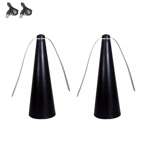 SIGANDG Fliegenwedler | 2 Stück Fliegenabwehr für den Tisch...