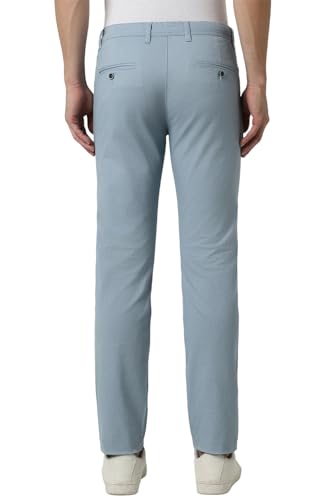 Image of Peter England Men Regular Fit Casual Pants