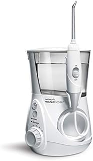 Waterpik Aquarius Water Flosser Professional For Teeth, Gums, Braces, Dental Care, Electric Power With 10 Settings, 7 Tips For Multiple Users And Needs, ADA Accepted, White WP-660
