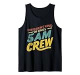 Photo Gallery groovy workout squad 5 am crew funny gym saying vintage canotta Photo Gallery groovy workout squad 5 am crew funny gym saying vintage canotta