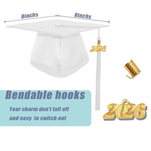 Image of GradPlaza Shiny Preschool Graduation Cap and Gown for Kids 2026 Tassel kindergarten graduation cap and gown