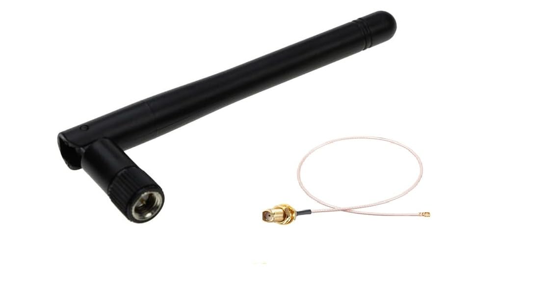 XpertTech WiFi Antenna 2.4GHz 5GHz 5.8GHz 3dBi SMA Male + 320cm Mini to SMA Female to UFL Ipex RG-178 Cable Wire for WiFi Router Wireless Mini PCI Express PCIE Network Card Adapter- 1 Sets-image-26
