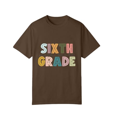Back to School Shirts Sixth Grade Graphic Boys Girls Short Sleeve First Day of Preschool Tops Crew Neck Clothes2