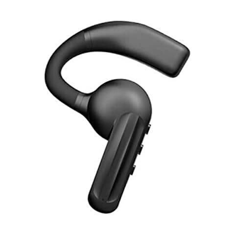 ESSONIO Bone Conduction Hook Single Ear Bluetooth Headphones Long Battery Life Non-Ear Pain Noise Cancelling business car office Wear Car Mini Business Sport Durable for drivers father(Black)… Cover
