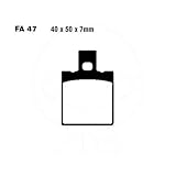 Bremsbelag hinten EBC standard TT, FA047