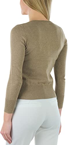 Image of ToBeInStyle Women's Long Sleeve Button Down V-Neck Cardigan