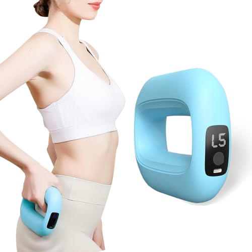 FIIL 筋膜リリースガン 【新昇級 筋膜リング】 ハンディガン 筋膜ガン 5段階強力振動 3種類のモード 筋膜リリース 15分タイマー 帯付き 手持ち不要 Type-C充電式 リリースガン 全身リラックス ボディケア 携帯便利 日本語取扱説明書付き お祝い 記念日 誕生日 男女兼用 簡単操作 空色