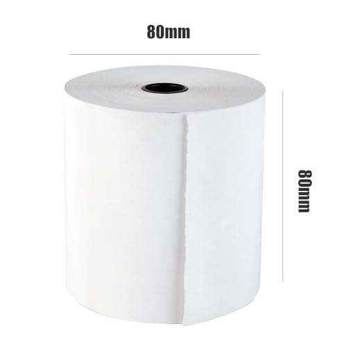 Rollos de papel térmico 80x80 mm sin BPA 2