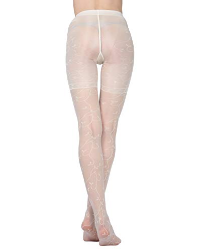 Image of Levante Women's Divine 20 Denier Sheer Vine Control Top Pantyhose