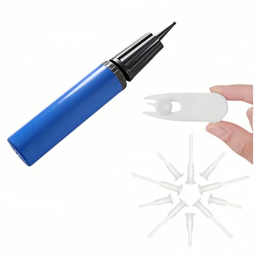 RyanDesign Ball Pump Set, 13-Piece Blue Sports...