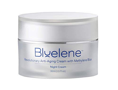 Bluelene Night Cream, Revolutionary Anti Wrinkle Face Cream with Methylene Blue (30 ml). Suitable for Sensitive Skin