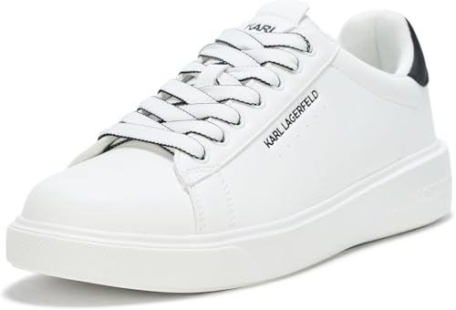 Image of Karl Lagerfeld Mens Lightweight Phylon Sole Faux Leather Sneaker