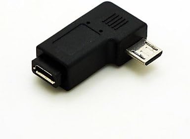 RML Right Angled 90 degree Micro USB Male to Micro USB Female Extension Adapter Conventer Cord Cable Connector