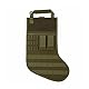 Taktischer Weihnachtsstrumpf, Strumpf-Form Molle Militärische Gürteltasche mit Griff Süßigkeiten Weihnachtssocken Aufhängen Dekoration für Outdoor und Weihnachtsdekorationen