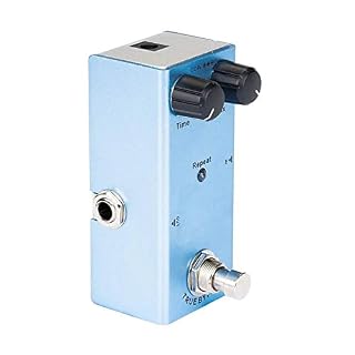 ZWEBY Pédale d'effet d'harmoniseur de Guitare Uitar Effect Pedal Crunch Distortion avec True Bypass (Couleur : Blue… – Image 4