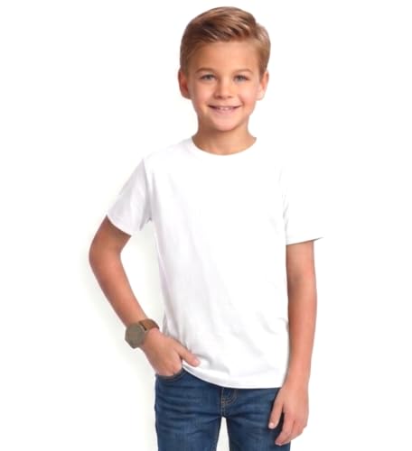 Image of Double F Branded Cotton Bio wash Round Neck Half Sleeve Solid T-Shirt for Boys and Baby