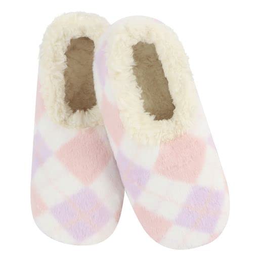 Image of Snoozies Slipper Socks for Women Indoor, Cozy Sherpa-Lined Womens Slippers Non-Skid, Ladies Gifts