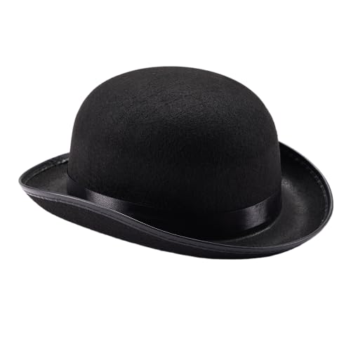 image for Spooktacular Creations Bowler Hat for men, Top Derby Hats Victorian Ac