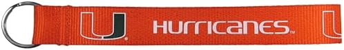 NCAA Miami Hurricanes Lanyard Key Chain, Wristlet image 5