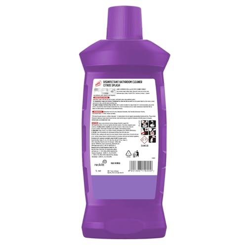 Image of Harpic Flushmatic In-Cistern Toilet Cleaner Blocks, Marine - 50 g (Pack of 6) with Bathroom Cleaner Ultra, Citrus Splash 1L