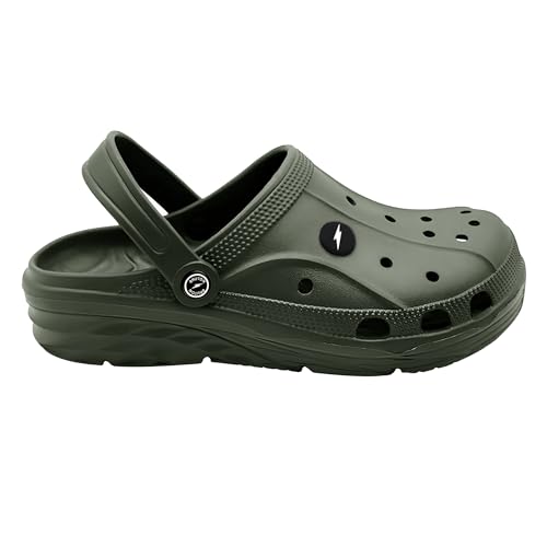 Image of BRUTON Unisex EVA Sandals | Lightweight Clogs with Adjustable Back Strap | Breathable Anti-Slip Casual Sandals for Walking, Beach, Travel & Daily Wear