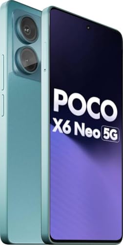 Image of Poco X6 Neo 5G (Horizon Blue, 8GB RAM, 128GB Storage) | Dimensity 6080 Processor | 5000 mAh Battery + 33W Fast Charging | 108MP + 2MP Rear Camera & 16MP Front Camera