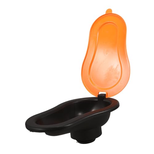 Beaupretty Portable Camping Toilet with Lid Durable Squatting Toilet for Travel and Renovation Lightweight Easy to Clean for Outdoor and Temporary Use