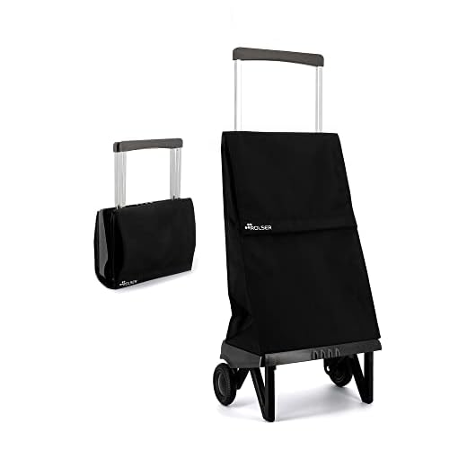 Poussette de marché Rolser Plegamatic MF 2 Roues Pliante - Noir