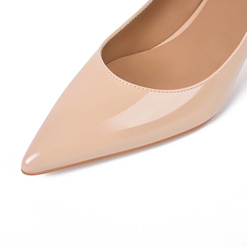 Image of XINIUNIU Heeled Mules for Women Rhinestone Heels Pointed Toe Slip On 2.5 Inch Kitten Stiletto Closed Toe Sandals Dress Wedding Pump Shoes