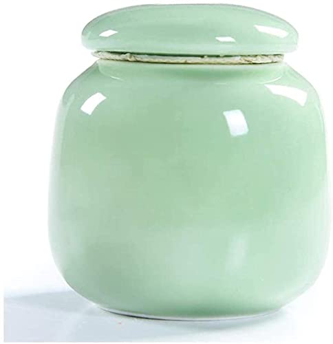 火葬壷記念壷人間の灰のためのミニ壷ミニ埋葬火葬壷成人またはペットのための灰壷家庭での記念埋葬セラミックストロングシール6.46.8cm葬儀容器（色：＃10）、色：＃
