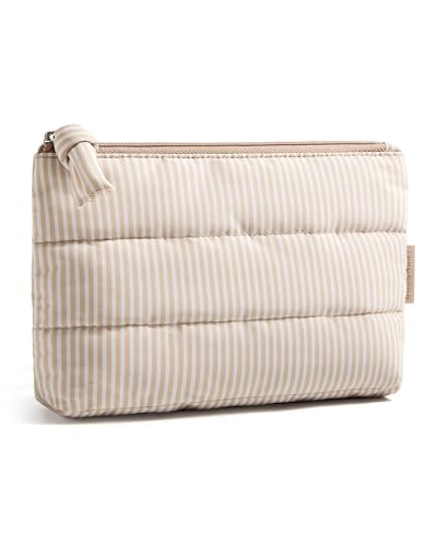 Image of BAGSMART Small Makeup Bag, Machine Washable Puffy Cosmetic Pouch
