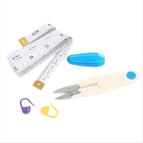 Image of VERAT 52 Piece Crochet Set /Crochet Hook /Knitting Accessories /Stitching Material /Tools for Tailoring /Needle and Thread Box /Ergonomic Crochet Hooks Set /Crochets for Arthritic Hands /Craft /Nice Gift for Women