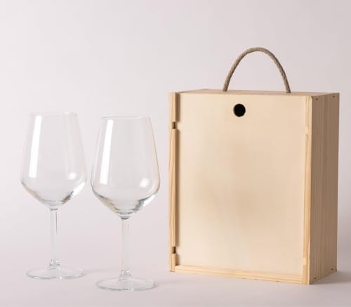 NANNUK | Copas De Vino Personalizadas De Cristal | Regalos Originales Para Mujer Y Hombre | Copas De Vino Tinto Grabadas | Regalo Dia de La Madre | Regalos Aniversario Pareja | Regalos Personalizados