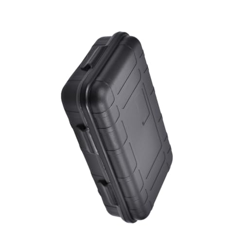 Halloween Waterproof PP Tool Storage Box for Outdoor Survival, Black